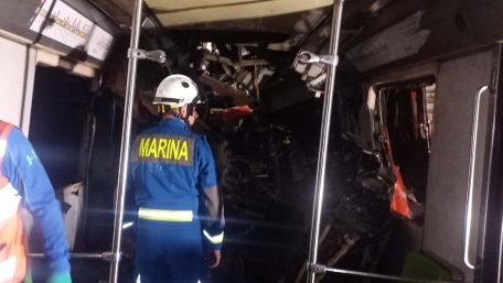 Víctima del choque en la línea 3 del metro narra cómo fue el accidente