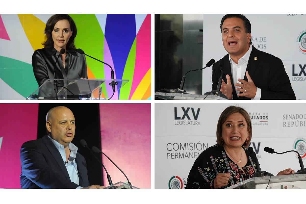 Cuestionan aspirantes método de la alianza Va por México para sucesión presidencial