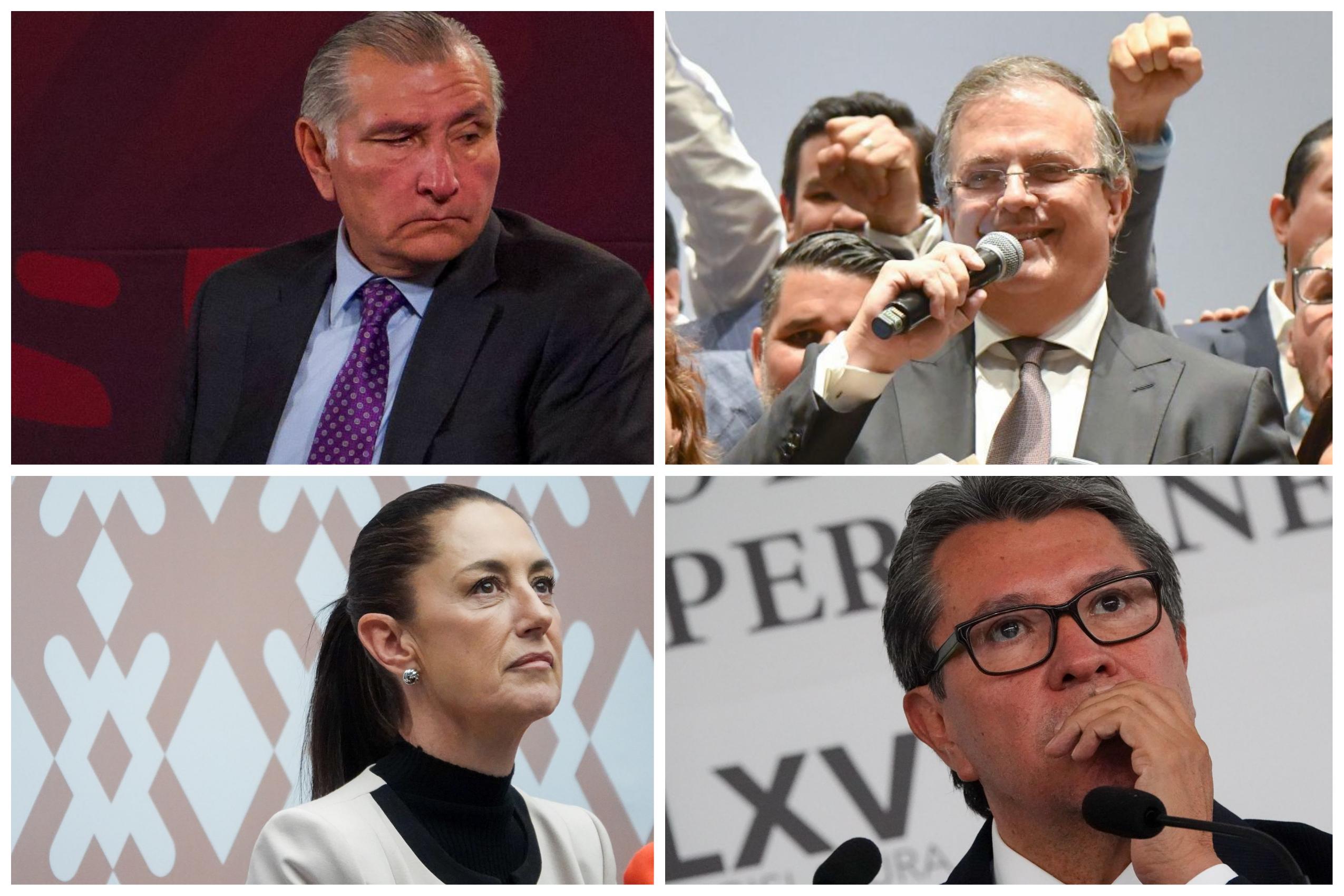 Ebrard mete presión a presidenciables con su salida de la cancillería; Delgado espera renuncias