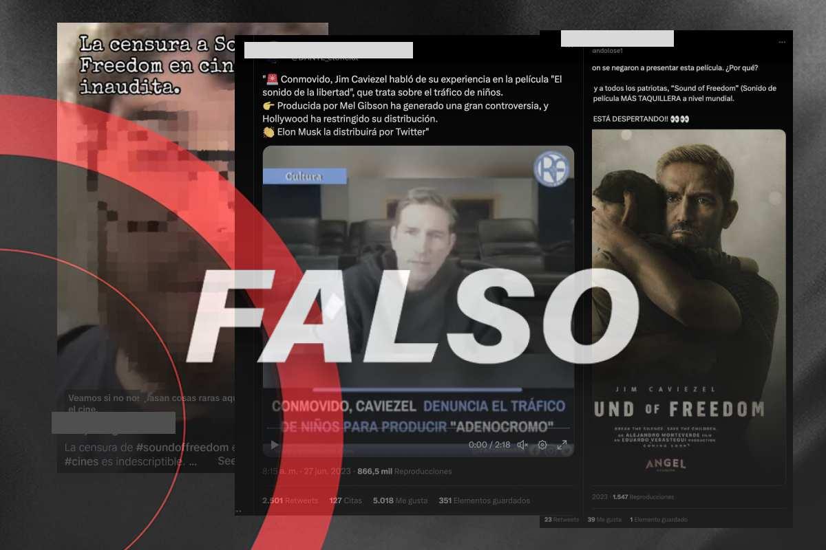Desinformación en torno a la película ‘Sound of freedom’ producida por Eduardo Verastegui 