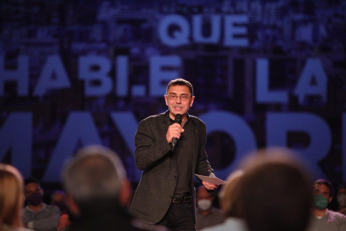 Juan Carlos Monedero, cofundador de Podemos e investigado por el INE, impulsa a Adán Augusto