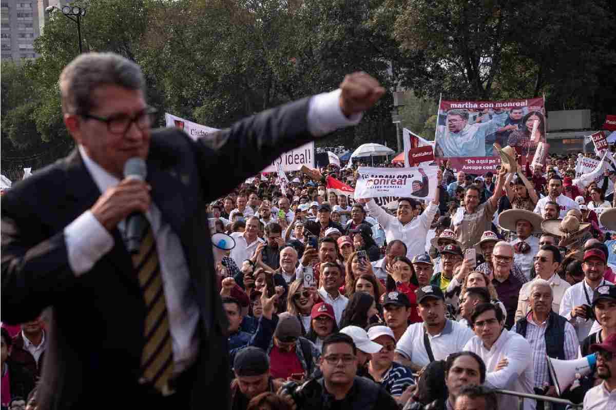 Ricardo Monreal acusa “campaña interna dispar” en su cierre de recorridos en proceso de Morena