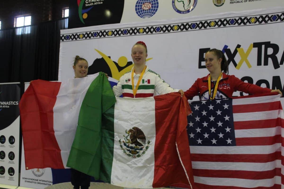 Imagen: Mexicanas triunfan en Mundial de Gimnasia Artística para personas con Síndrome de Down